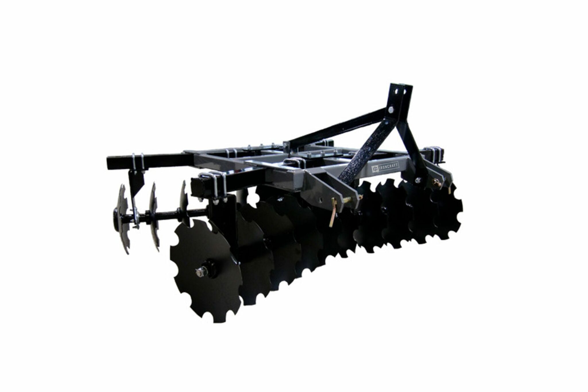 Browse Specs and more for the IronCraft DISC HARROW 20X18″ BLADES W/BALL BRG-72″ WIDE - Bobcat of Houston